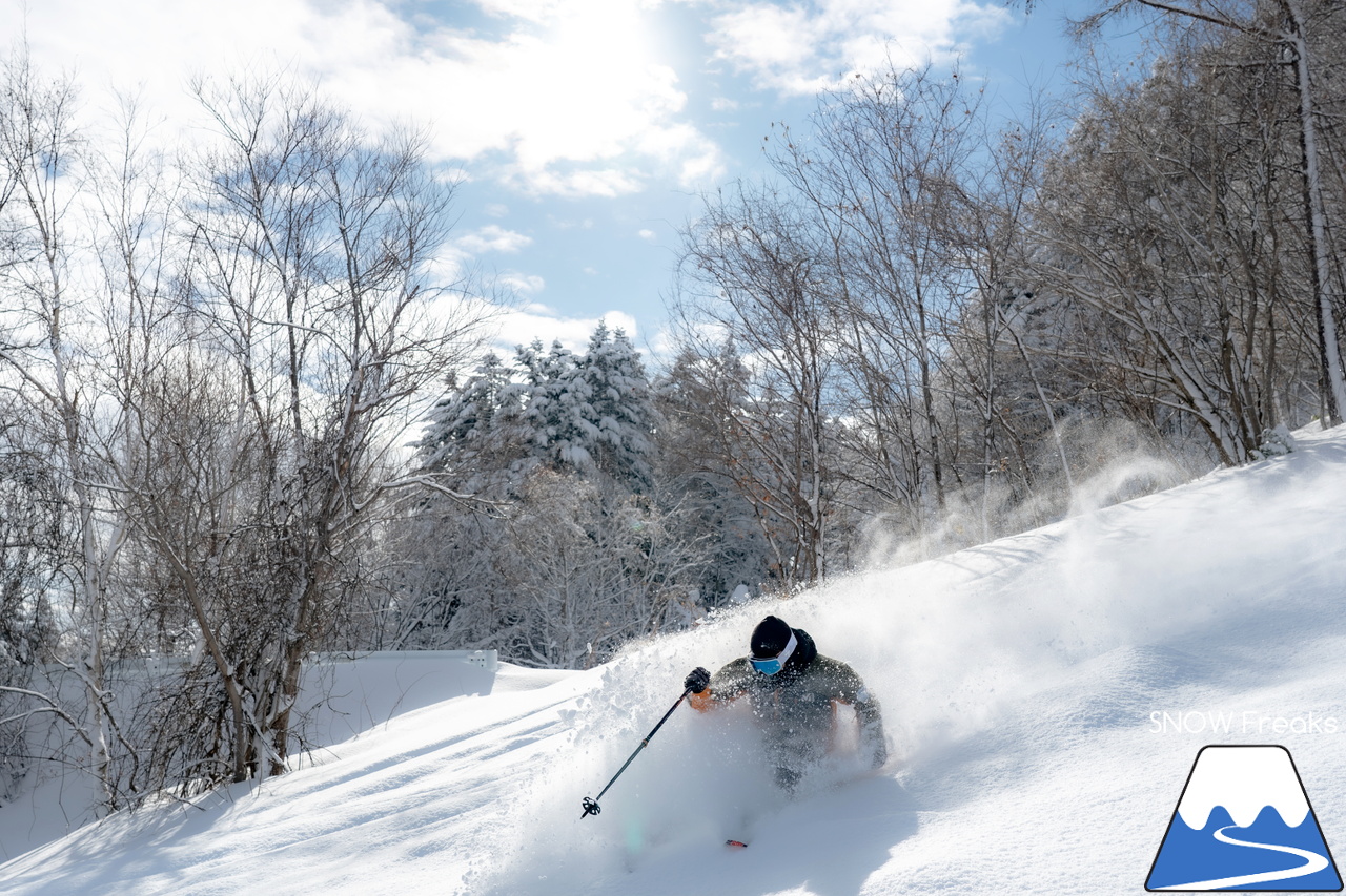 北長沼スキー場｜晴天＋粉雪＝最高！素晴らしいコンディションで、2月がスタート(^^)/